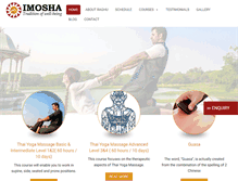 Tablet Screenshot of imosha.com